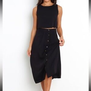 Petal & Pup Ava Skirt- Black NWT (top listed separately, also NWT)